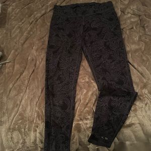 Floral and paisley Cozy lined pants
